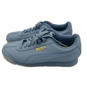 Puma Roma Sneakers Light Blue Gold Size 9.5 Men's 399552-02